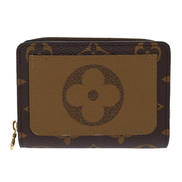LOUIS VUITTON Monogram Reverse Portefeuille Lou Wallet M81461 LV Auth 49429S - Picture 1 of 15